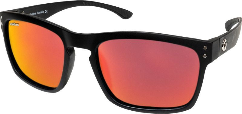 Spotters Crypto Matt Black Frame Performance Polarised Sunglasses