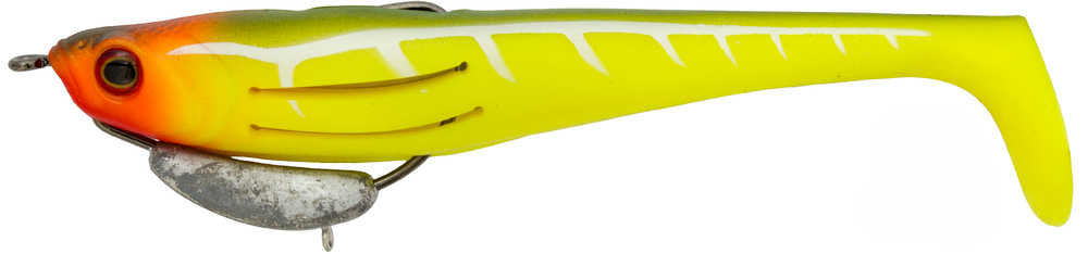 Zerek Flat Shad Pro 4.5 Inch Weedless Rigged Soft Plastic Lure