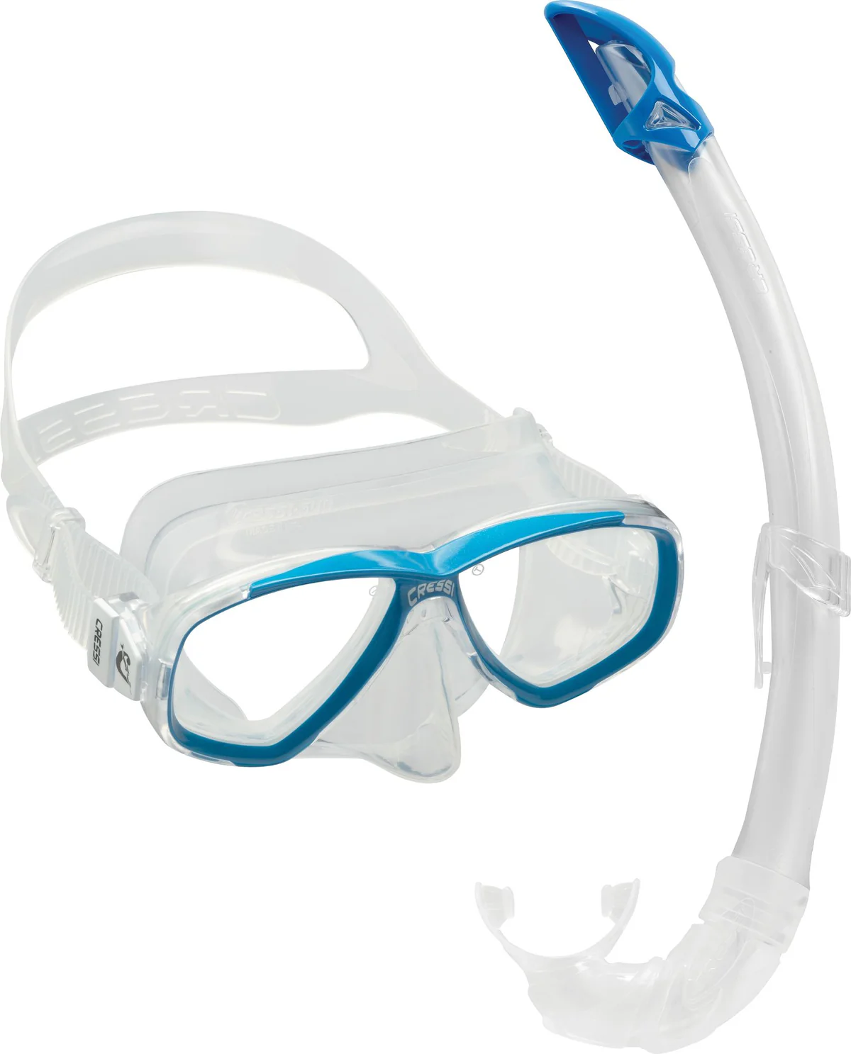 Cressi Perla Mexico Mask Snorkel Set Black Black