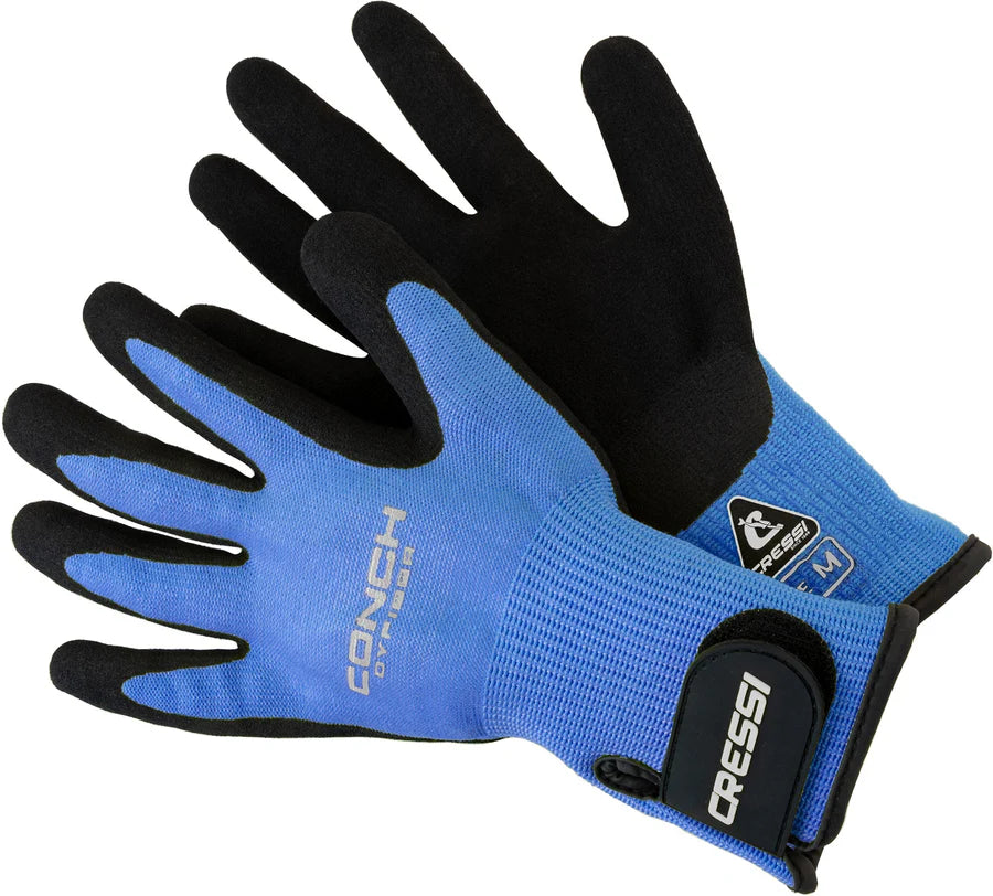 Cressi Conch Dyfiber Dive Gloves 2mm Blue
