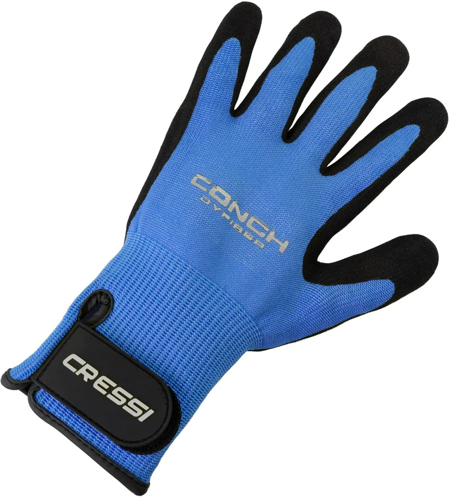 Cressi Conch Dyfiber Dive Gloves 2mm Blue