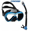 Cressi A1 Anti Fog Epsilon Mask Snorkel Dive Set