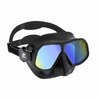 Cressi Rombo Black Dive Mask Yellow Ultra Vision Lens