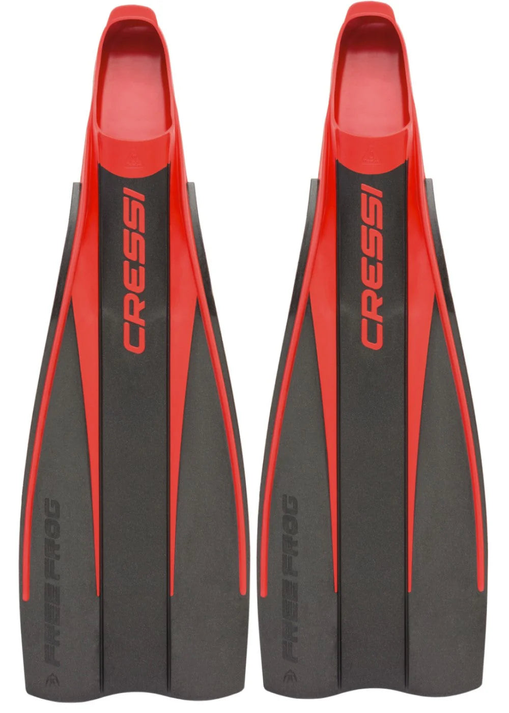 Cressi Free Frog Dive Snorkelling Fin Black Red