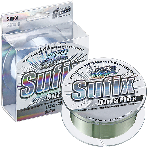 Sufix Dura Flex Monofilament Line 300m