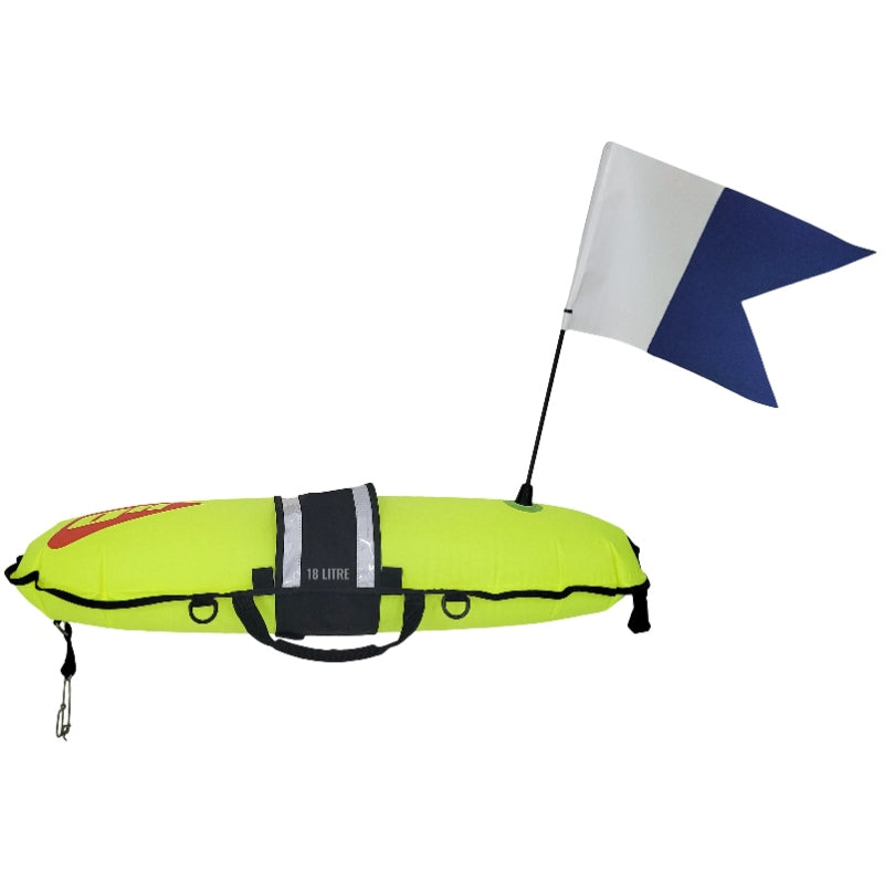Ocean Hunter Compact Inflatable Spearfishing Float 18L