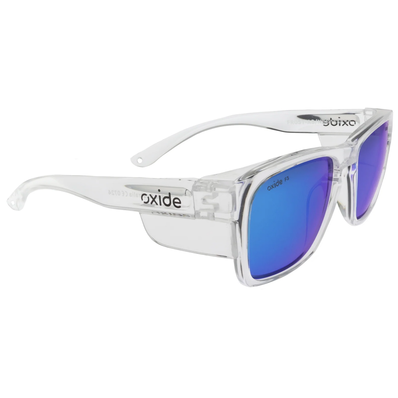 Oxide Frost Clear Safety Sunglasses