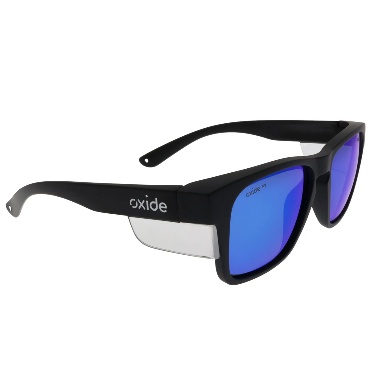 Oxide Frost Matt Black Safety Sunglasses