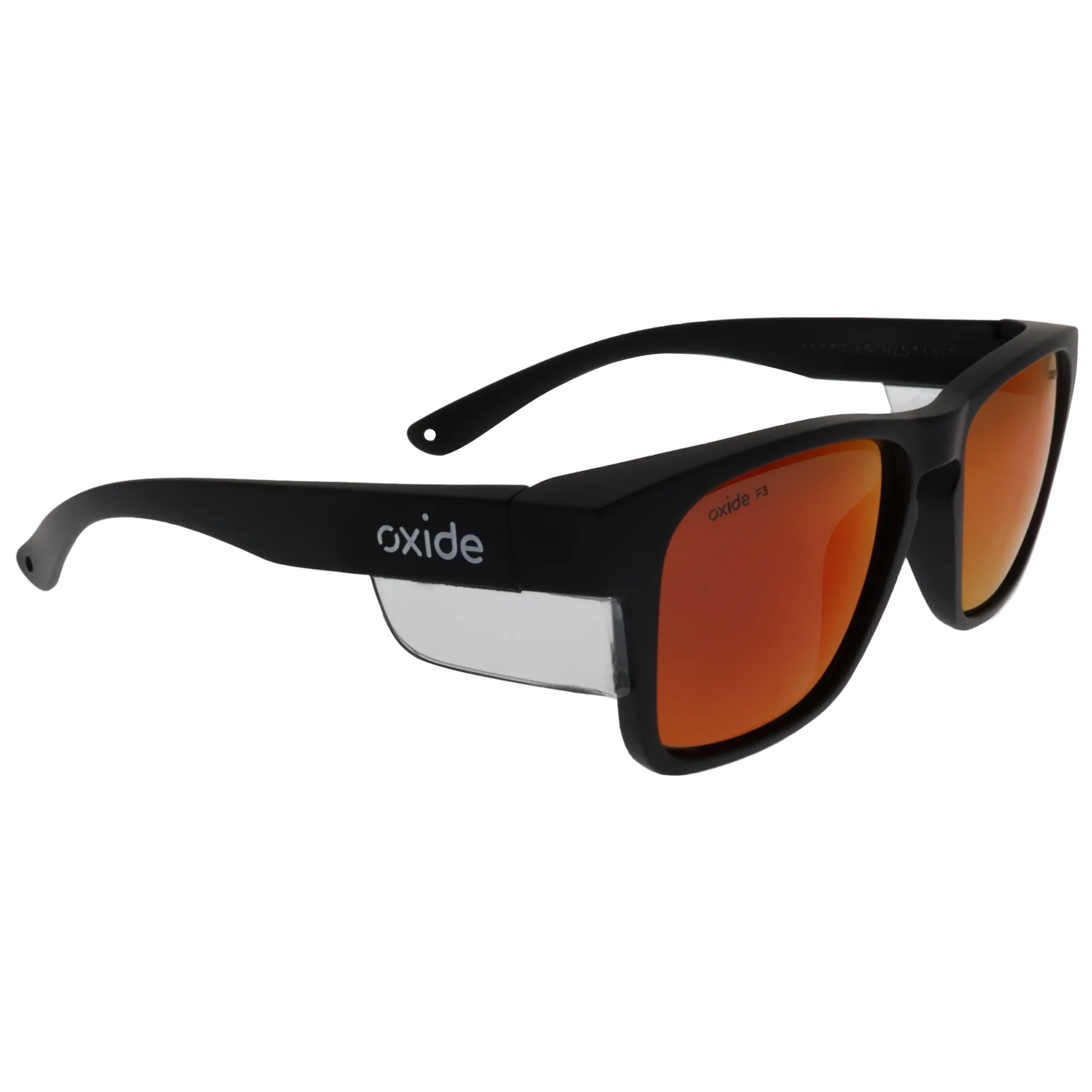 Oxide Frost Matt Black Safety Sunglasses