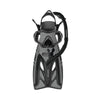 Mirage Raven Junior Kids Mask Snorkel Fin Set Black