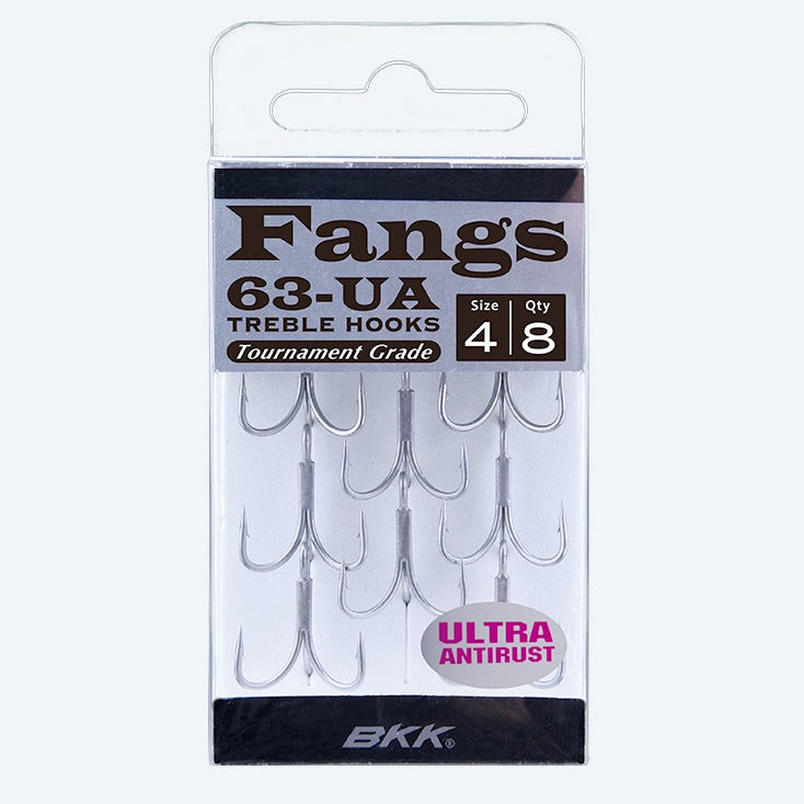 BKK Fangs 63 UA Ultra Anti Rust Treble Hook