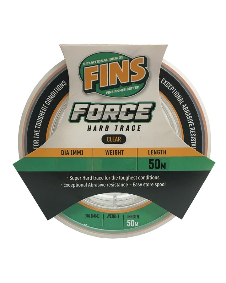 Fins Force Hard Trace Leader 50m