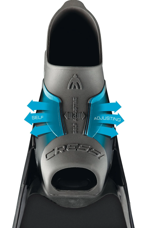 Cressi Gara Turbo Fin Foot Pocket