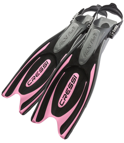 Cressi Frog Plus Dive Fins Black Pink