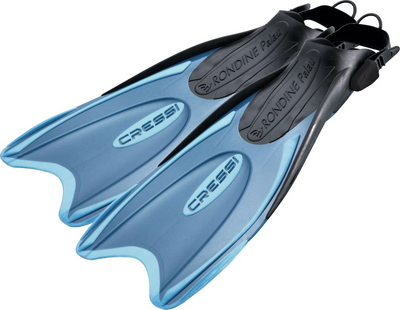 Cressi Palau Adjustable Fin Blue Azure