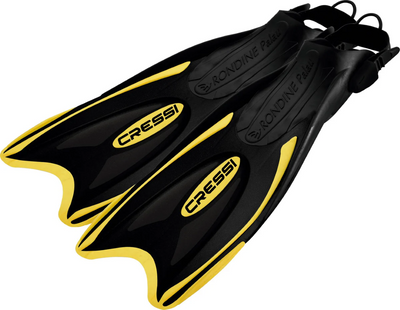 Cressi Palau Adjustable Fin Black Yellow