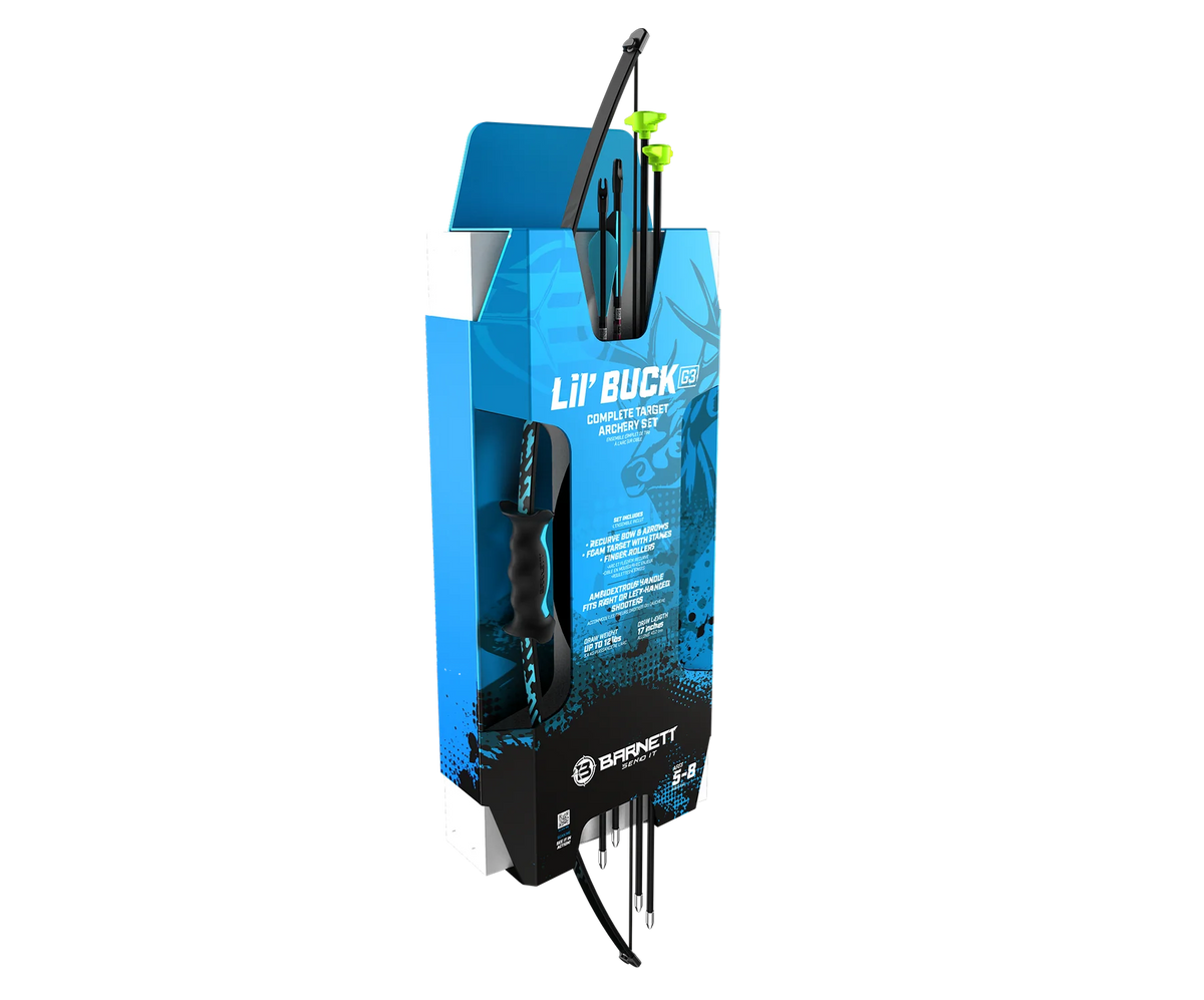 Barnett Lil Buck Archery Recurve Bow Combo Blue
