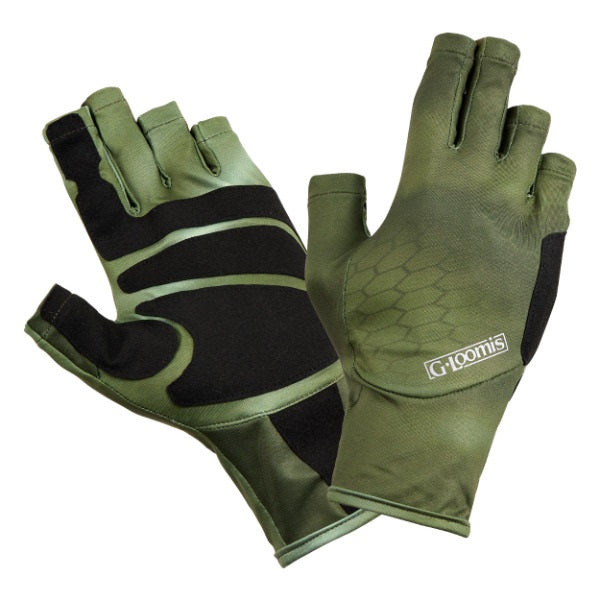 G Loomis Ultra Protect Sungloves Moss Camo