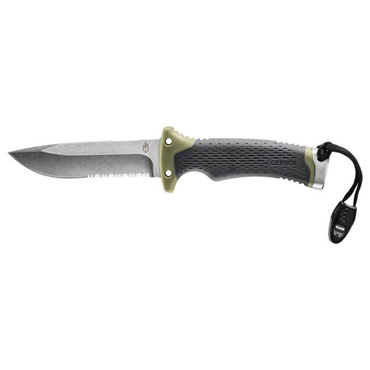 Gerber Serrated Fixed Ultimate Fire Survival Knife GR2600