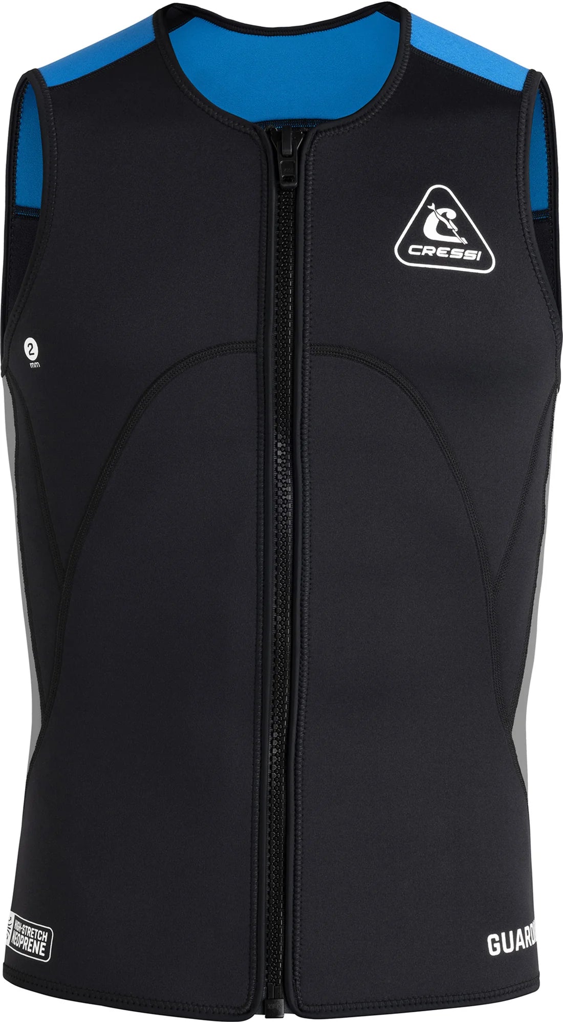 Cressi Guardian Man Wetsuit Vest Black Blue 2mm
