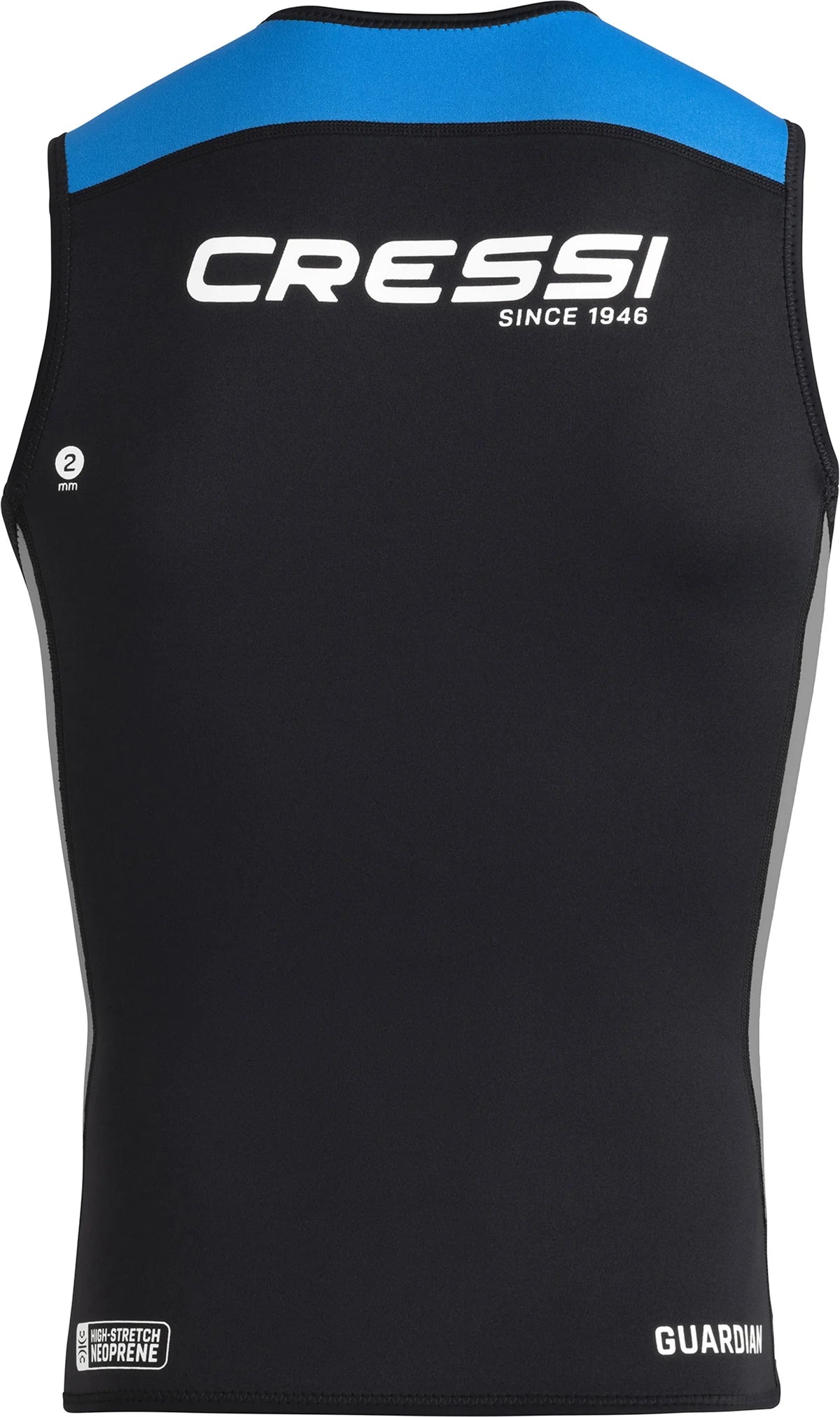 Cressi Guardian Man Wetsuit Vest Black Blue 2mm