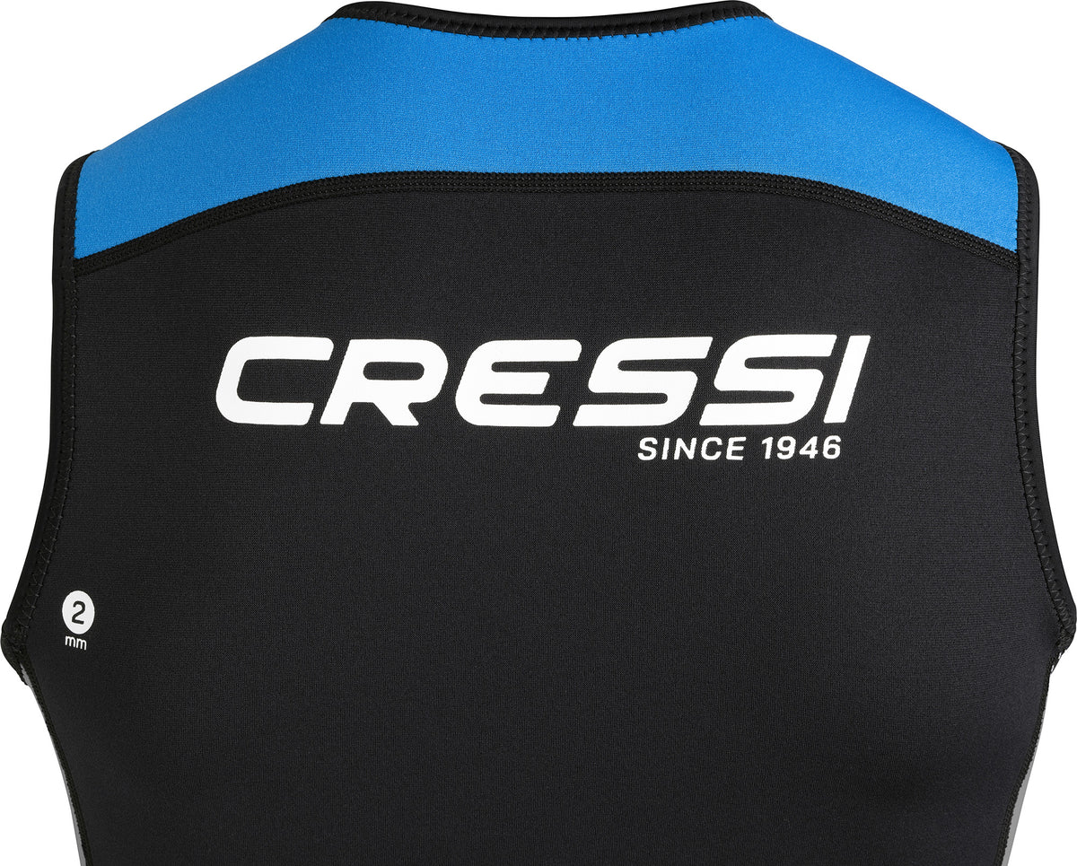 Cressi Guardian Man Wetsuit Vest Black Blue 2mm