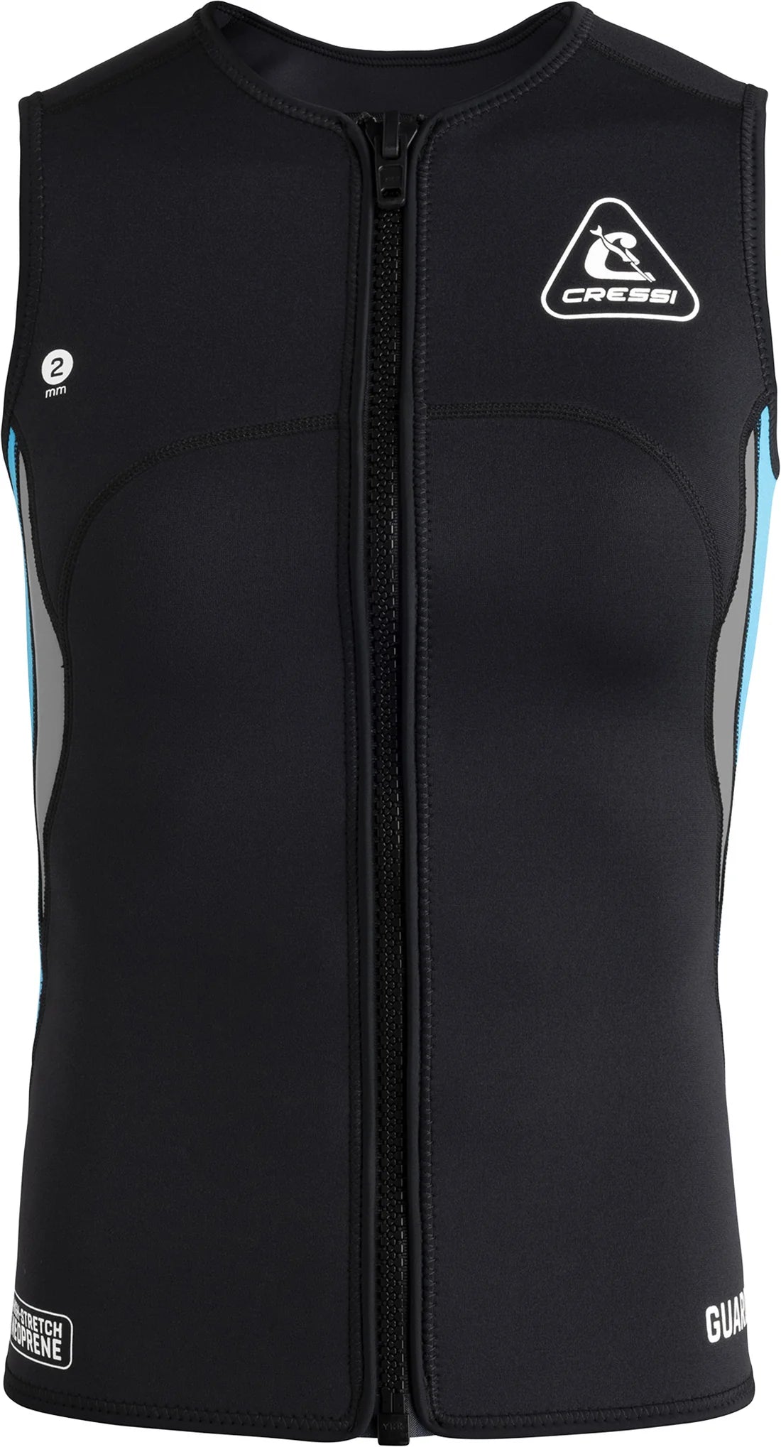 Cressi Guardian Lady Wetsuit Vest Black Aquamarine 2mm