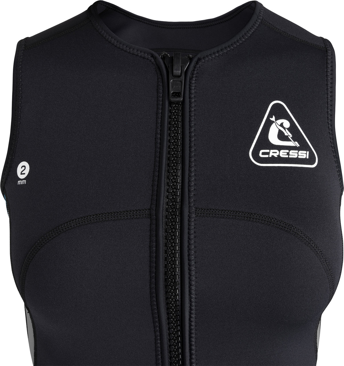 Cressi Guardian Lady Wetsuit Vest Black Aquamarine 2mm
