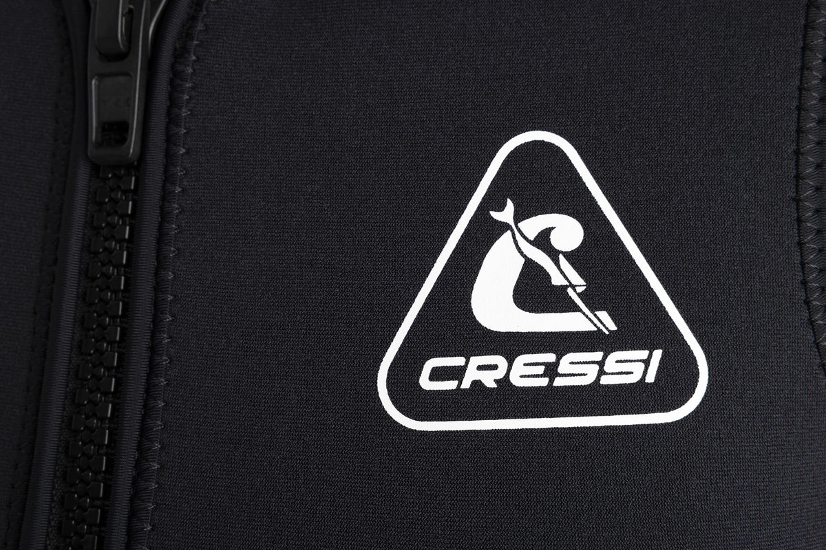 Cressi Guardian Lady Wetsuit Vest Black Aquamarine 2mm