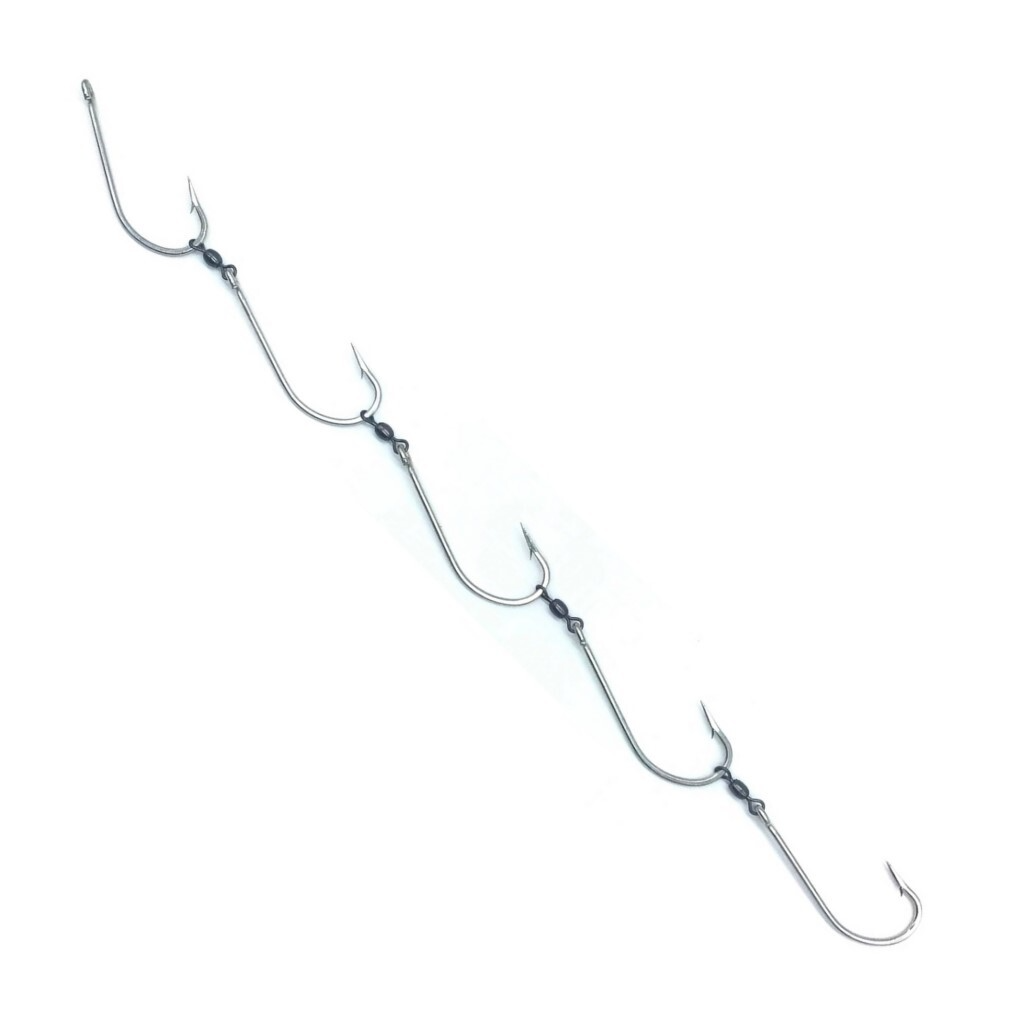 Eagle Claw Tinned Swivel Ganged x5 Hook Set