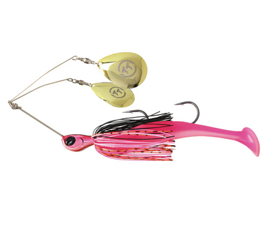 Tackle Tactics TT Tornado Plus Spinner Bait Lure Twin Spin Rigged 3/4oz