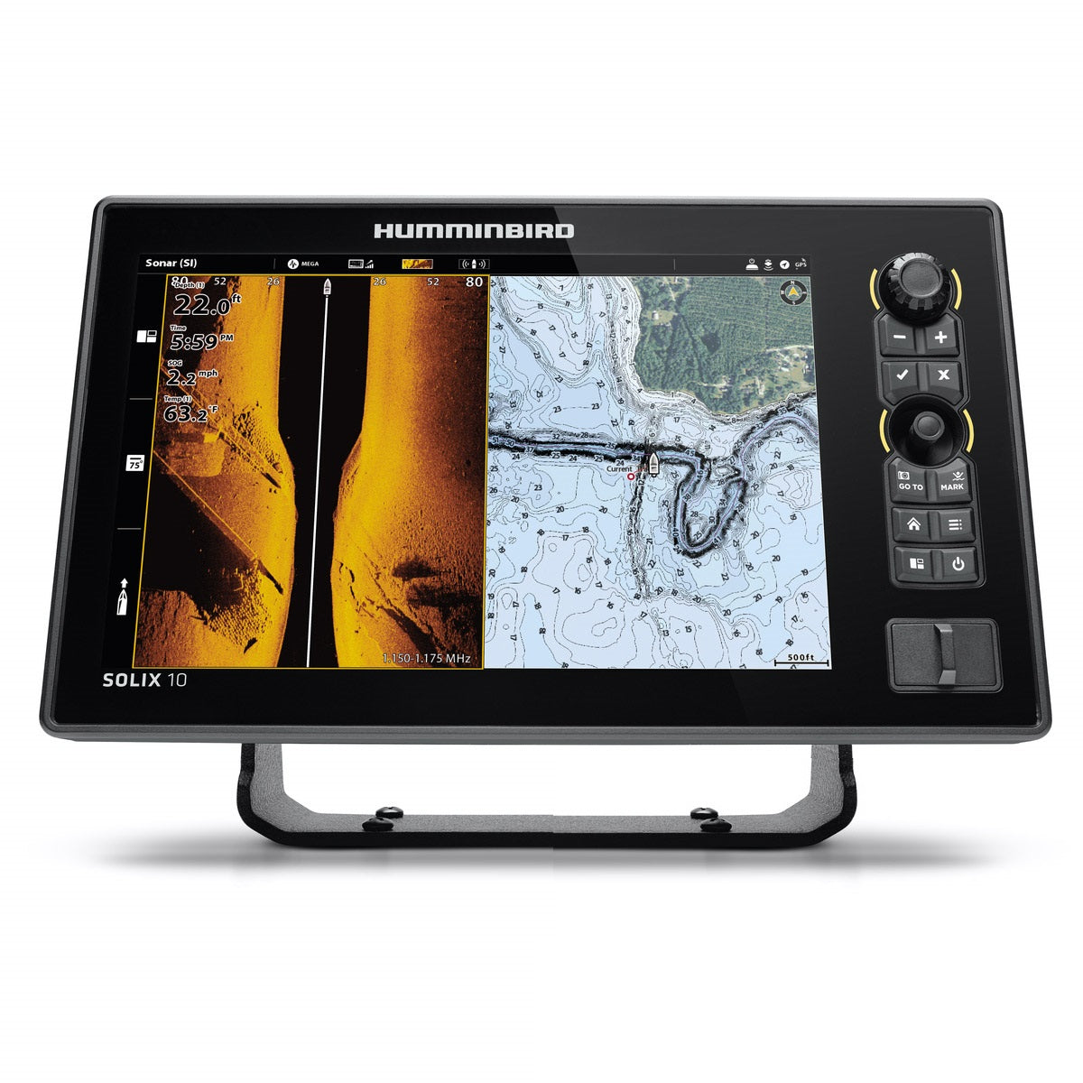 Hummnibird Solix 10 Gen 3 G3N MSI+ GPS Chartplotter Sonar Sounder Fishfinder with Coastmaster Charts 104631AU