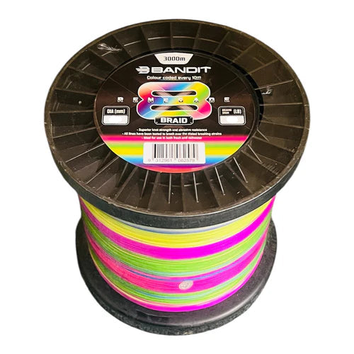Renegade X8 Braid Bulk Multi Colour 3000m