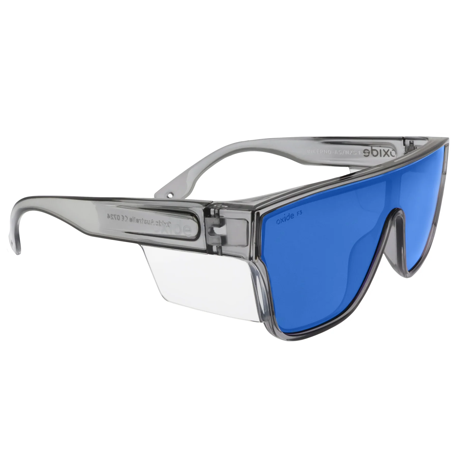 Oxide Inferno Grey Safety Sunglasses