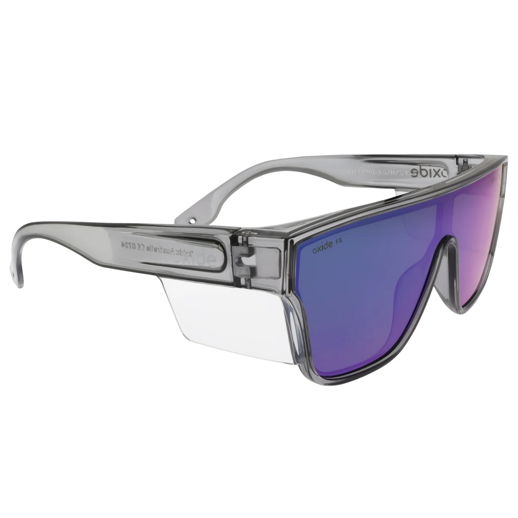 Oxide Inferno Grey Safety Sunglasses