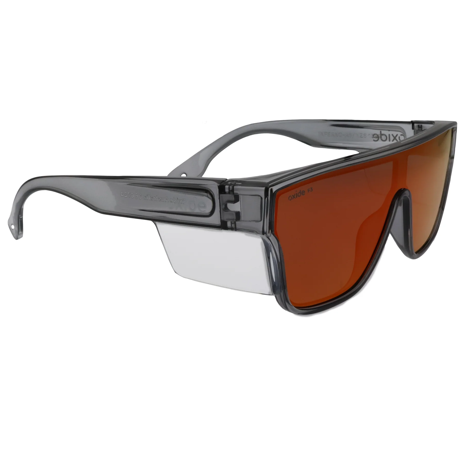 Oxide Inferno Grey Safety Sunglasses
