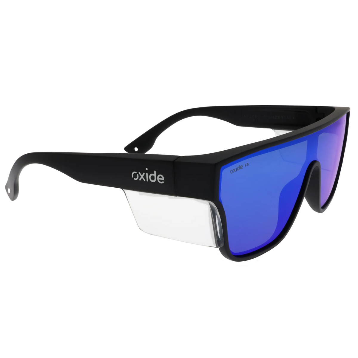 Oxide Inferno Matt Black Safety Sunglasses