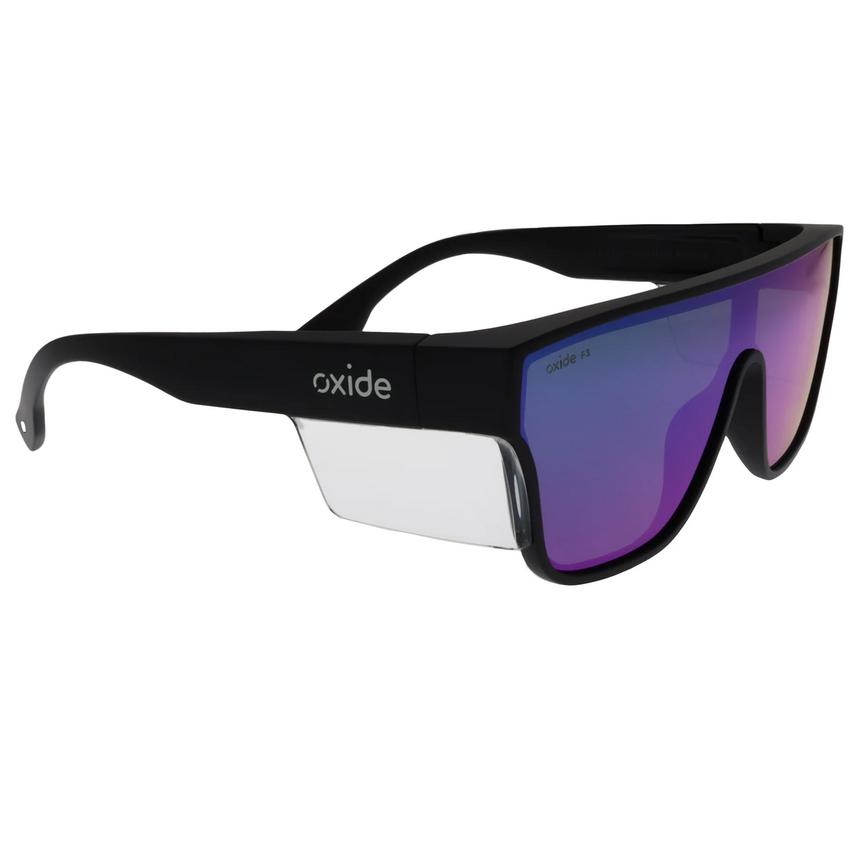 Oxide Inferno Matt Black Safety Sunglasses