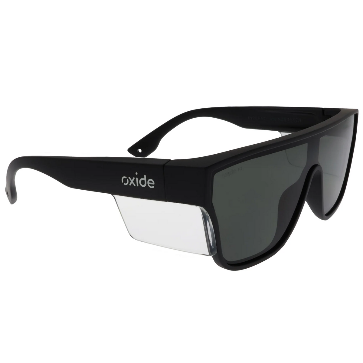 Oxide Inferno Matt Black Safety Sunglasses