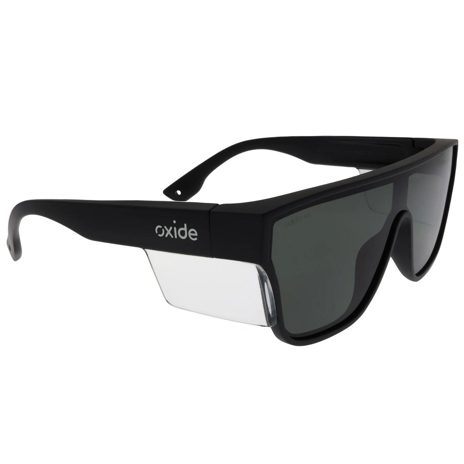 Oxide Inferno Matt Black Safety Sunglasses
