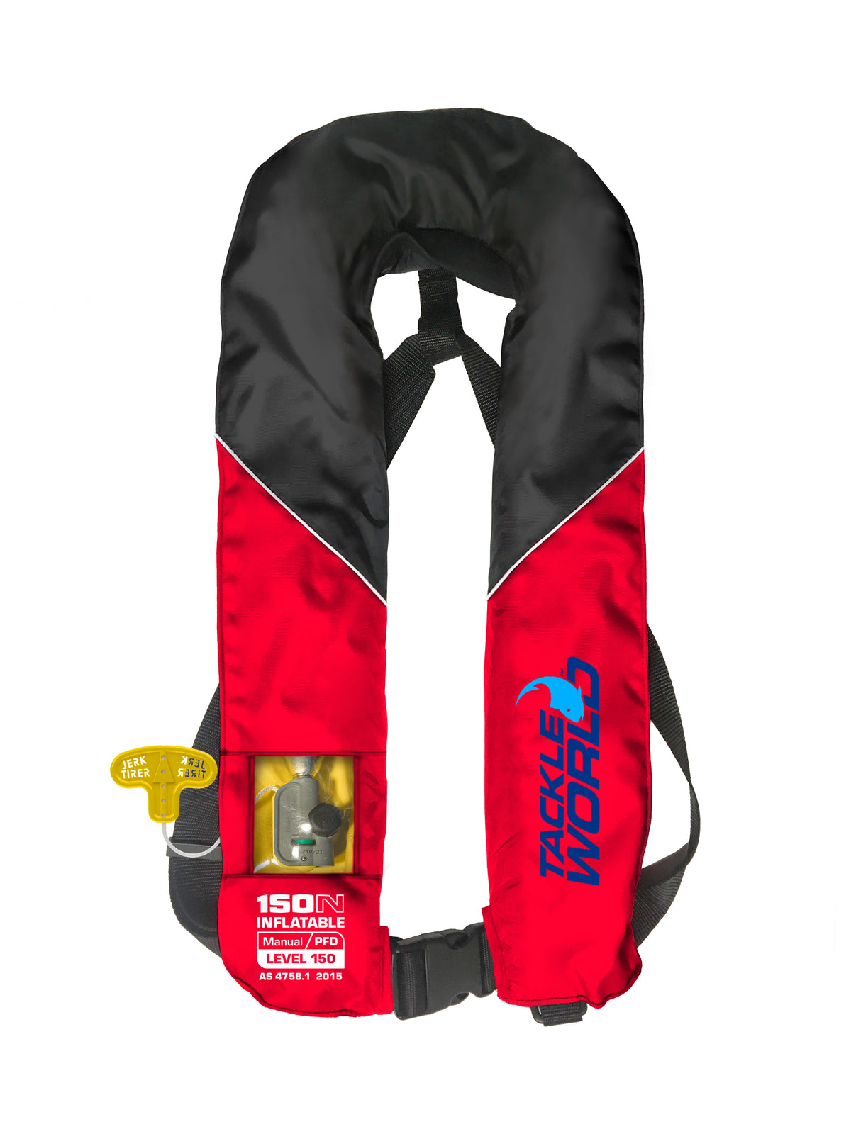 Response Manual 150 Inflatable PFD Life Jacket Vest Red