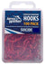 Jarvis Walker Red Suicide Beak Octopus Hook Bulk Value 100 Pack