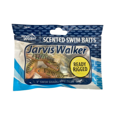 Jarvis Walker Scented Pre Rigged Swimshad Soft Plastic Lure 3 inch