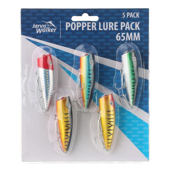 Jarvis Walker Surface Popper Lure Bulk Value 5 Pack 330011