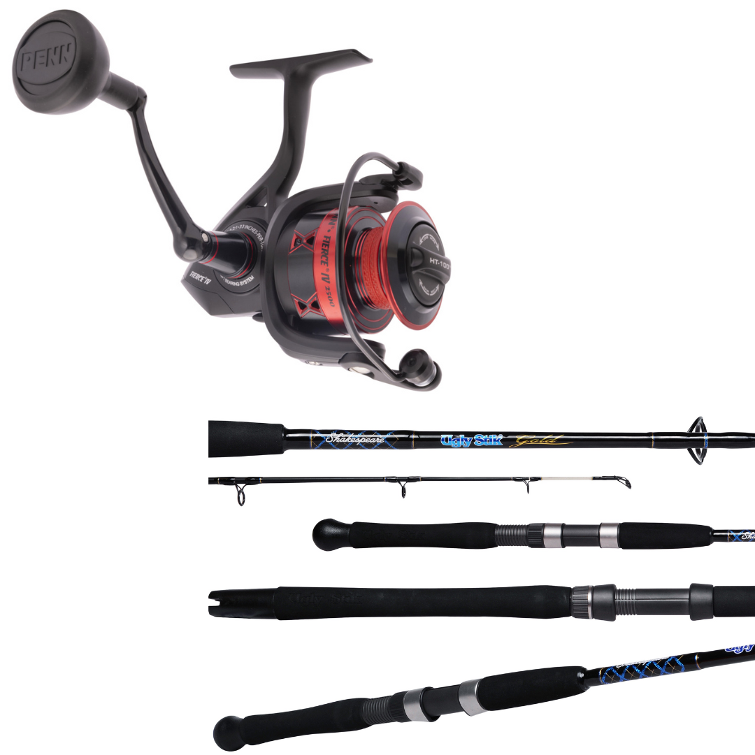 Penn Fierce Ugly Stik Gold Travel Combo