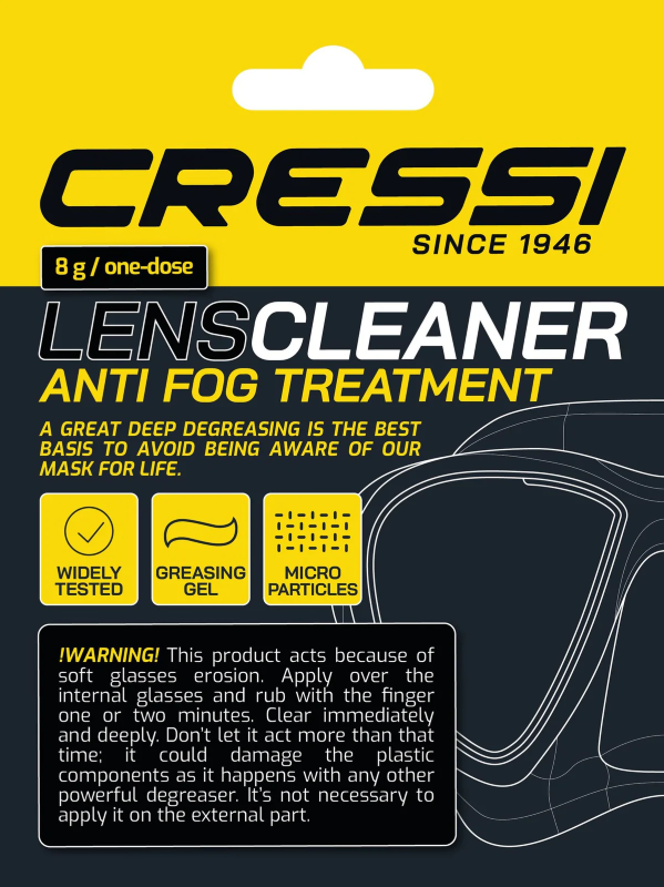 Cressi Mask Pre Clean Anti Fog