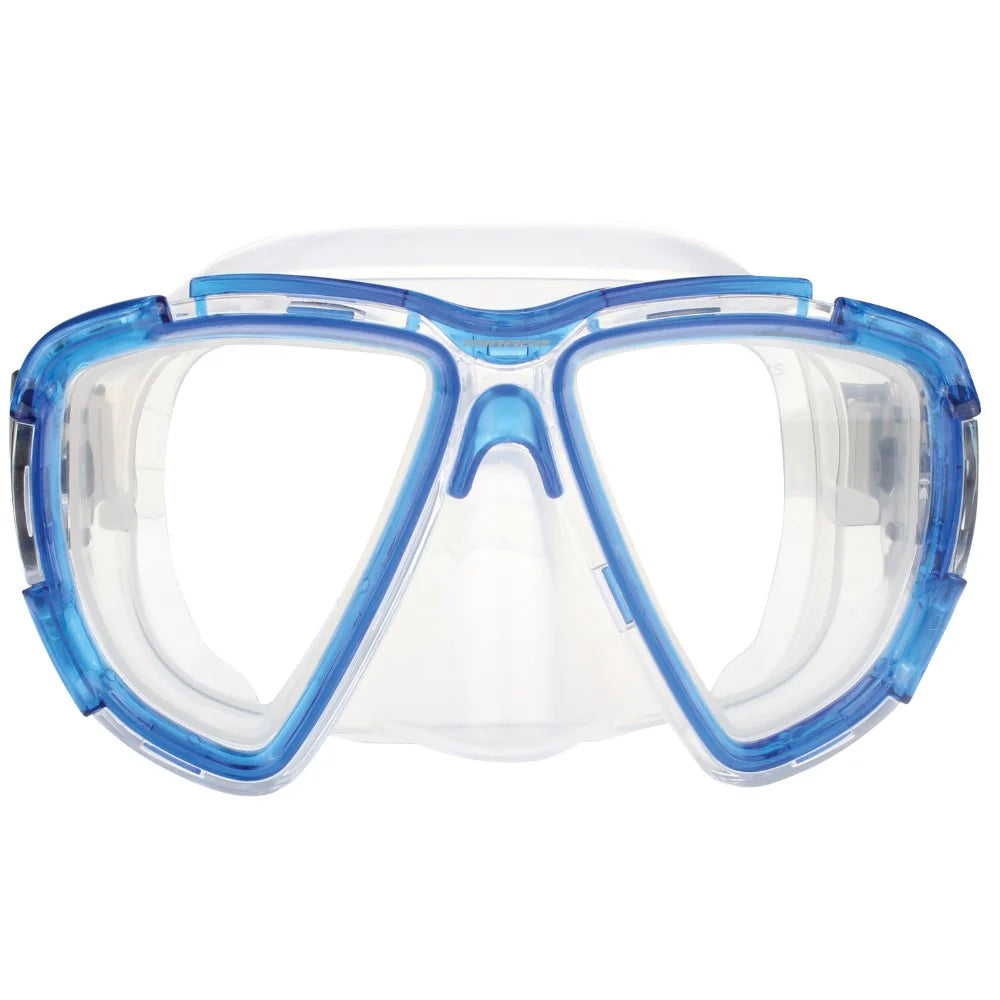 Mirage Platinum Silicone Dive Mask Blue
