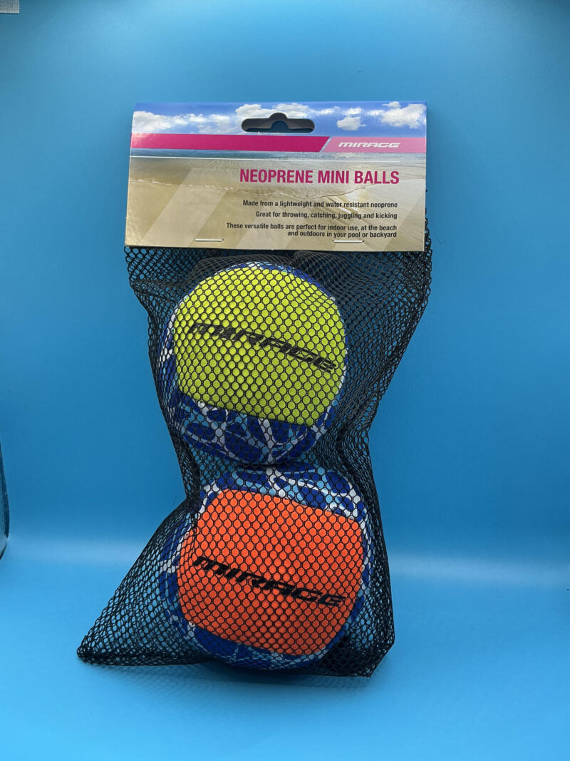 Mirage Mini Neoprene Ball 2 Pack Pool Beach