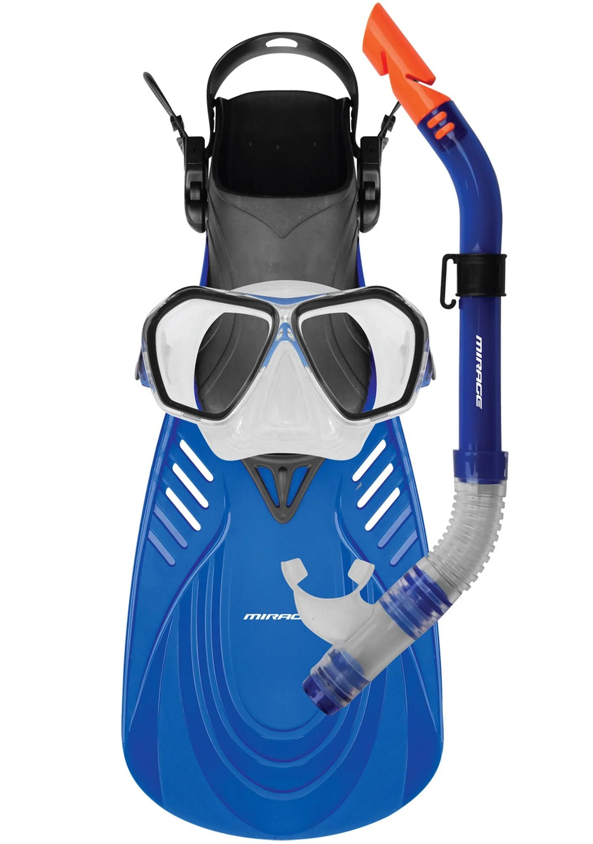 Mirage Fiji Mask Snorkel Fin Set Blue