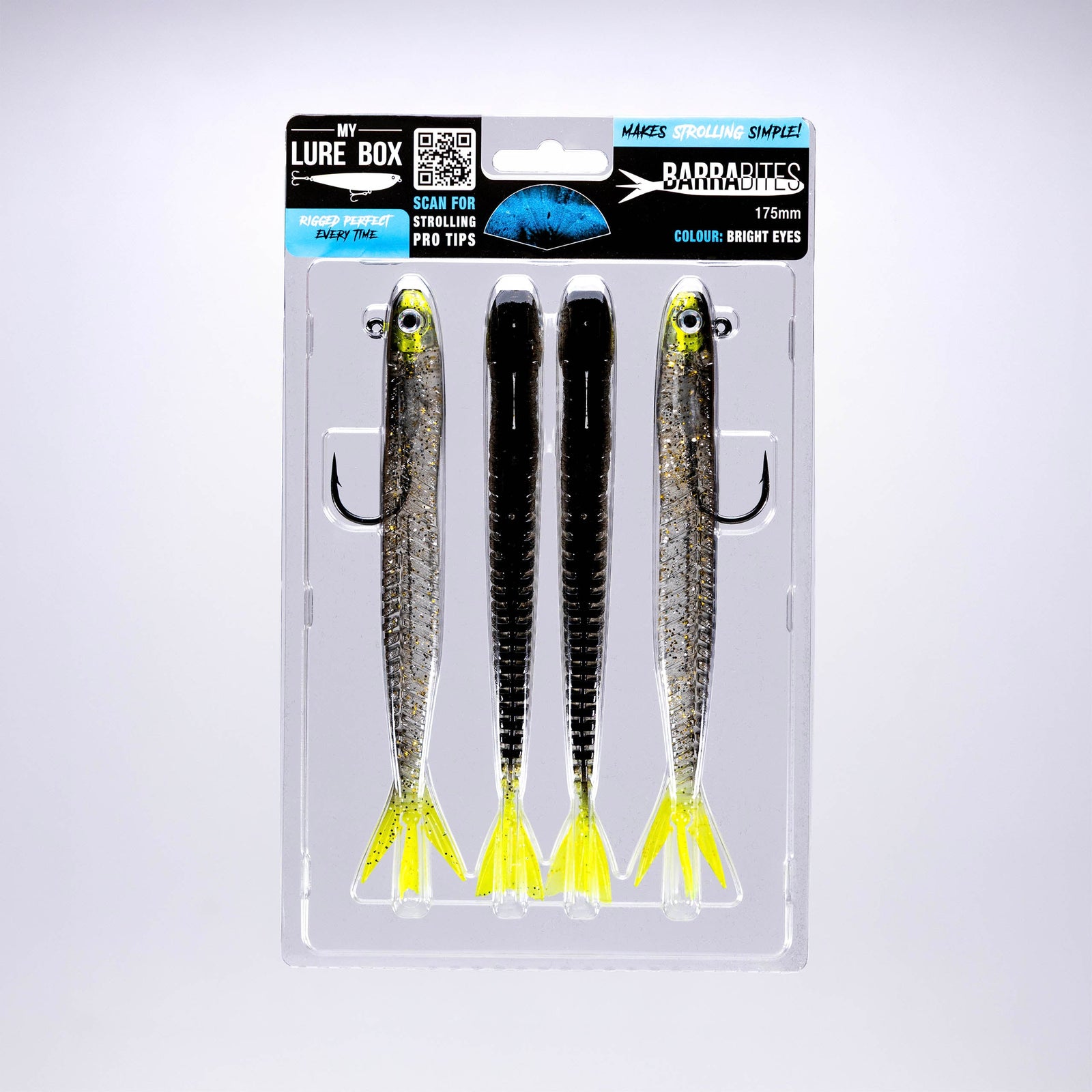 My Lure Box Barra Bites Bright Eyes packaging